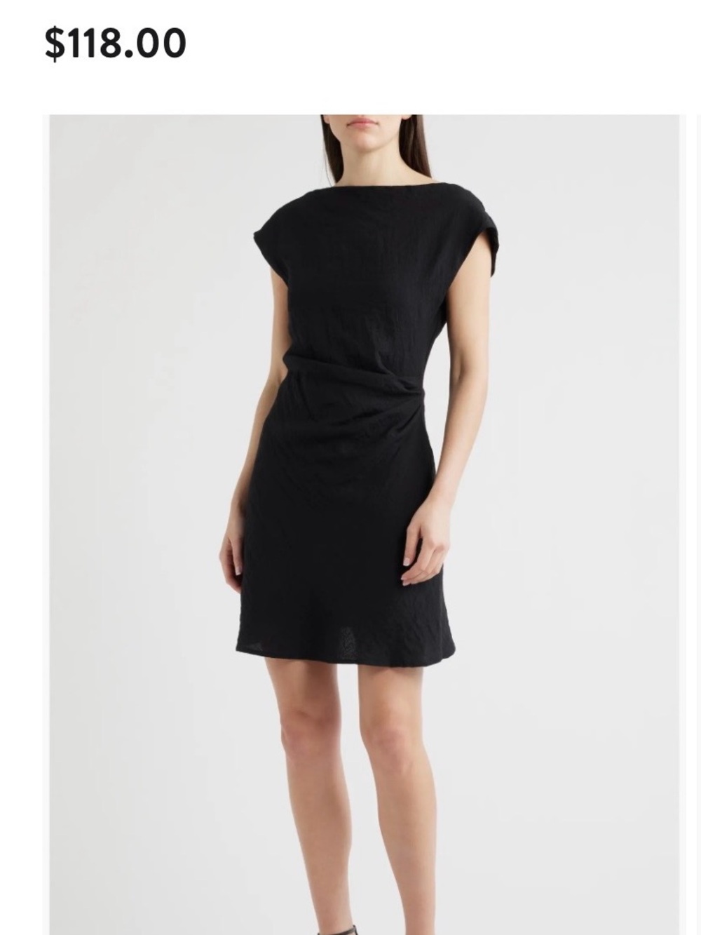 Sam Edelman BlackCap Sleeve  Dress